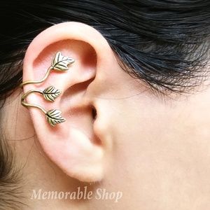 Brand New Leaves Non Piercing Ear cuff Earring